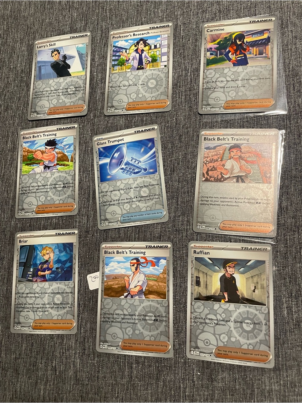 Pokemon Trainer Card Lot